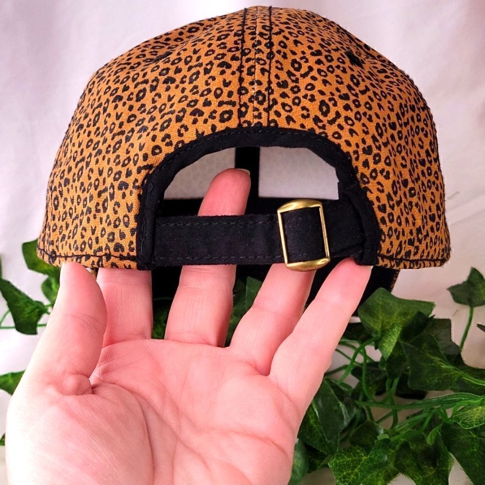 Leopard Print Ball Cap. OSFA. Like New - Picture 3 of 8